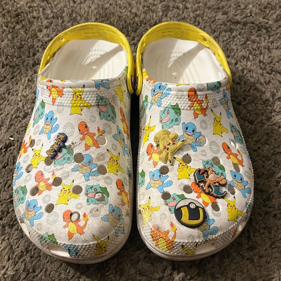 CROCS White Sole with Embossed Logo - Picture 1 of 3